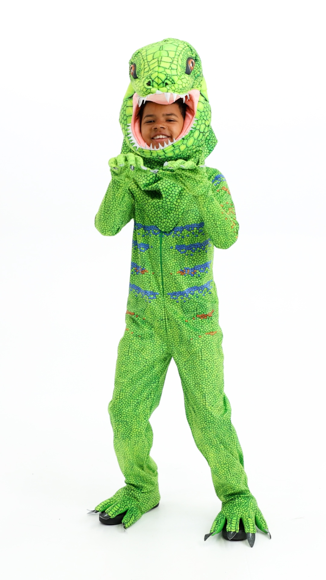 FUN3322CH Green Iguana Child Costume